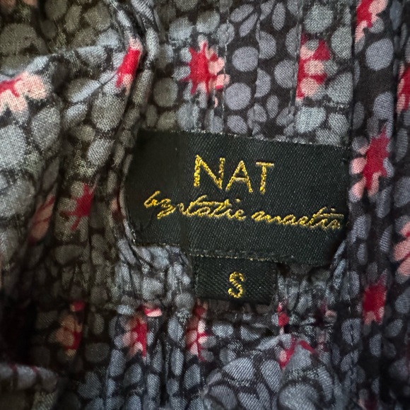 Natalie Martin Nat for Anthropologie Nico Long Sleeve Wrap Maxi Floral Dress S - Picture 5 of 9